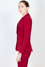  Giacca Blazer In Crêpe Stretch Blugirl Donna Rosso