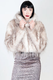  Giacca In Faux Fur Blugirl Donna Bianco