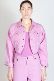  Giacca Cropped In Bull Blugirl Donna Rosa