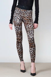  Leggings In Lycra Animalier Elisabetta Franchi Donna Multicolor