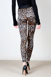  Leggings In Lycra Animalier Elisabetta Franchi Donna Multicolor