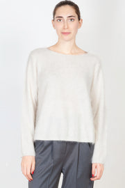  Maglia In Cashmere Kangra Donna Bianco