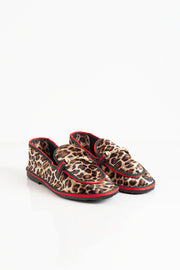  Mocassino In Ciniglia Animalier Le Friulanine Donna Fantasia