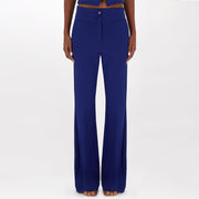  Pantaloni Flare In Crêpe Stretch Blugirl Donna