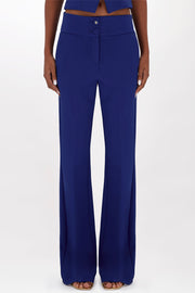  Pantaloni Flare In Crêpe Stretch Blugirl Donna