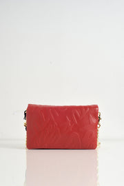  Borsa Embossed Logo Versace-jeans-couture Donna Rosso