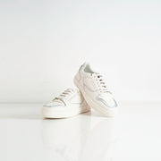  Sneaker In Pelle Profilata Emporio Armani Donna Bianco